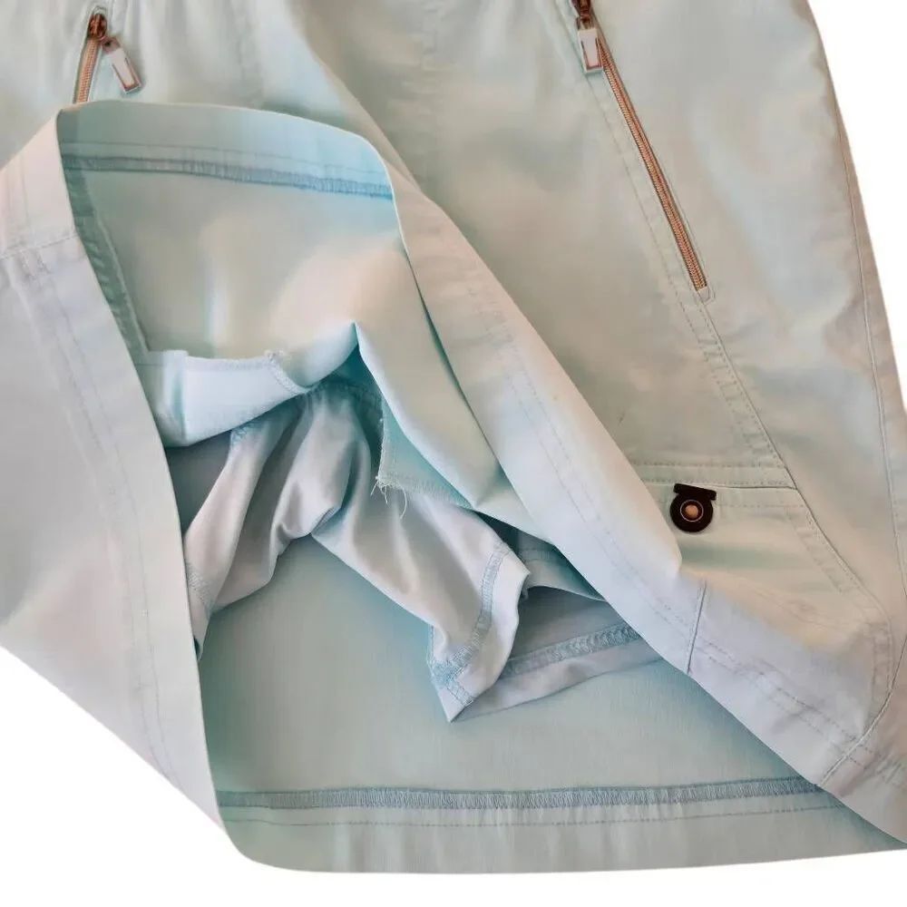 Jamie Sadock Womens Lightweight Pull On Stretch Athletic Golf Skort Aqua Size 8 - Picture 3 of 11